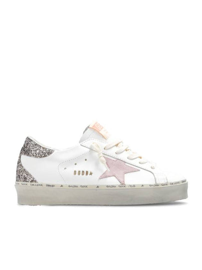 High Pink Star Glitter Low Top Sneakers White - GOLDEN GOOSE - BALAAN 2