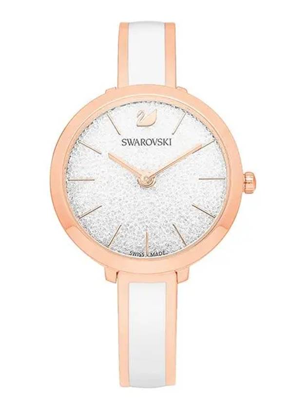 Crystalline Delight Metal Watch Rose Gold Whtie - SWAROVSKI - BALAAN 2