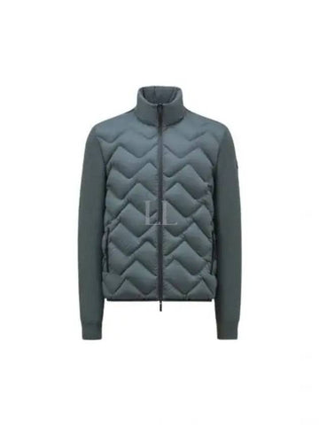 103687 Padded wool blend zip up cardigan 9B00002 M1259 877 - MONCLER - BALAAN 1