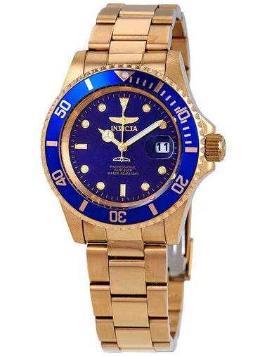 Invicta Pro Diver Gold-tone Blue Dial 40 mm Men's Watch 26974 - INVICTA - BALAAN 1