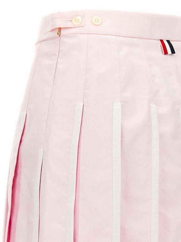 FW 23 24 skirt oxford pieghe FGC724B02188680 - THOM BROWNE - BALAAN 5