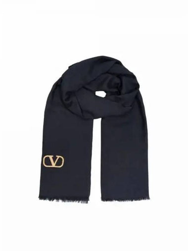 5W0ED007 RBR 593 5W2ED007 V logo scarf - VALENTINO - BALAAN 1