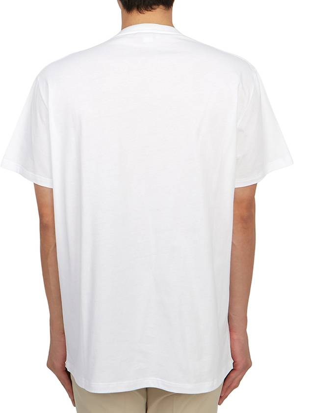 Girocolo Logo Short Sleeve T-Shirt White - ALEXANDER MCQUEEN - BALAAN 5