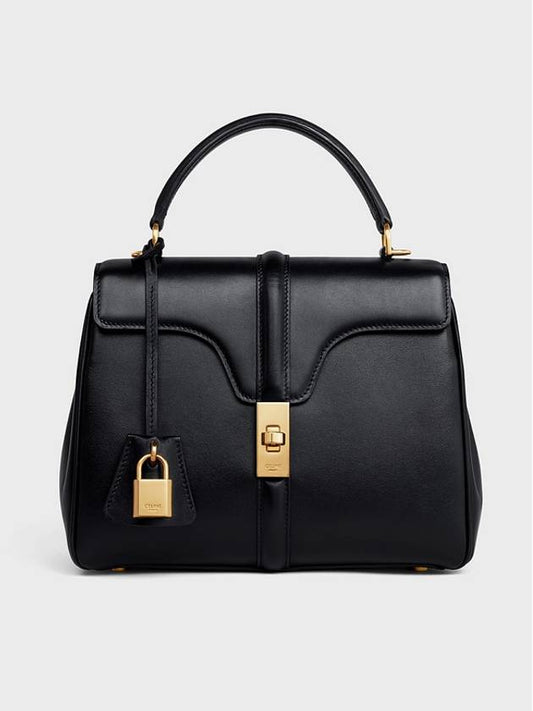 Small 16 Bag Satin Calfskin Black 188003BEY 38NO - CELINE - BALAAN 1