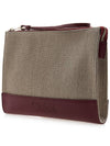 Sense Zipper Clutch Bag Beige Red - CHLOE - BALAAN 3