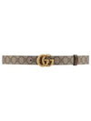 GG Marmont Reversible Belt Brown Beige - GUCCI - BALAAN 2