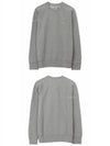 Fox Head Patch Classic Sweatshirt Grey Melange - MAISON KITSUNE - BALAAN 6