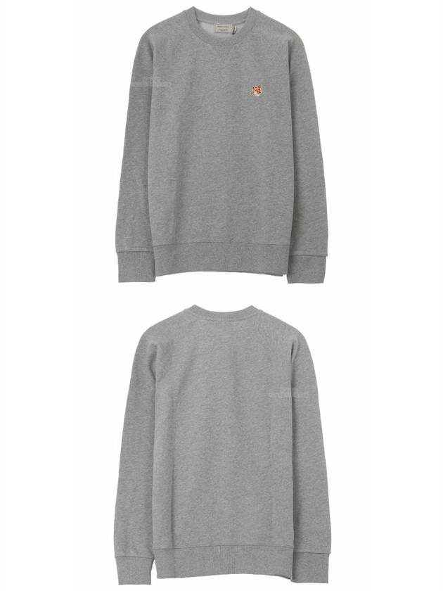 Fox Head Patch Classic Sweatshirt Grey Melange - MAISON KITSUNE - BALAAN 6