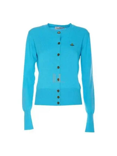 Bea Crop Cardigan Blue - VIVIENNE WESTWOOD - BALAAN 2