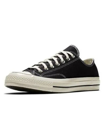 Chuck Taylor 70 All Star Canvas Low Top Sneakers Black - CONVERSE - BALAAN 2