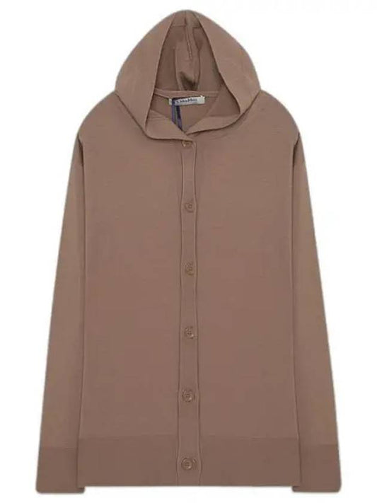 Pordoi Wool Cardigan Camel - MAX MARA - BALAAN 2