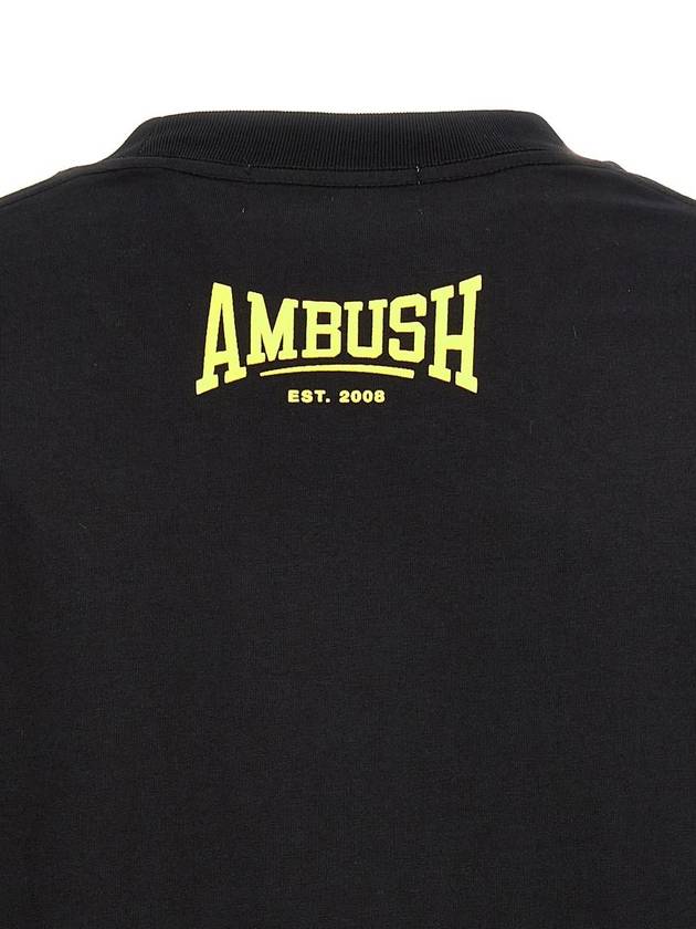 Short Sleeve T-Shirt BMAB002S24JER00110181018 Black - AMBUSH - BALAAN 5