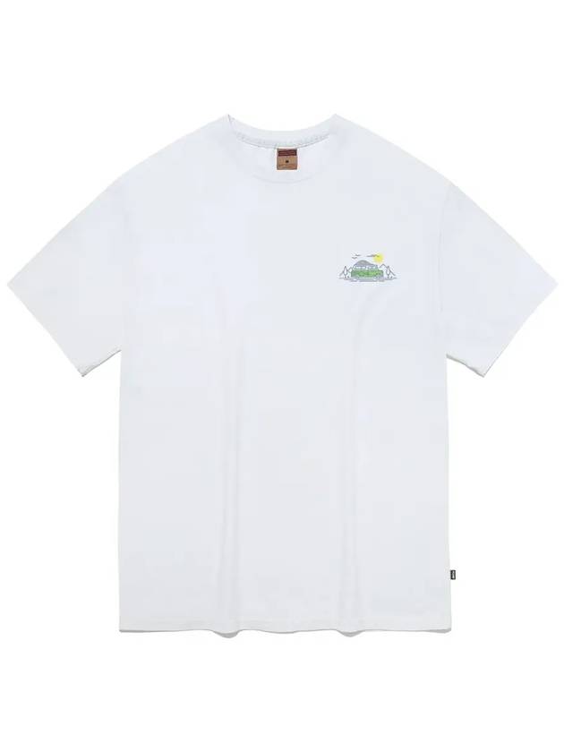 Campervan Tour Pigment Short Sleeve TShirt White FST710 - FLUKE - BALAAN 3