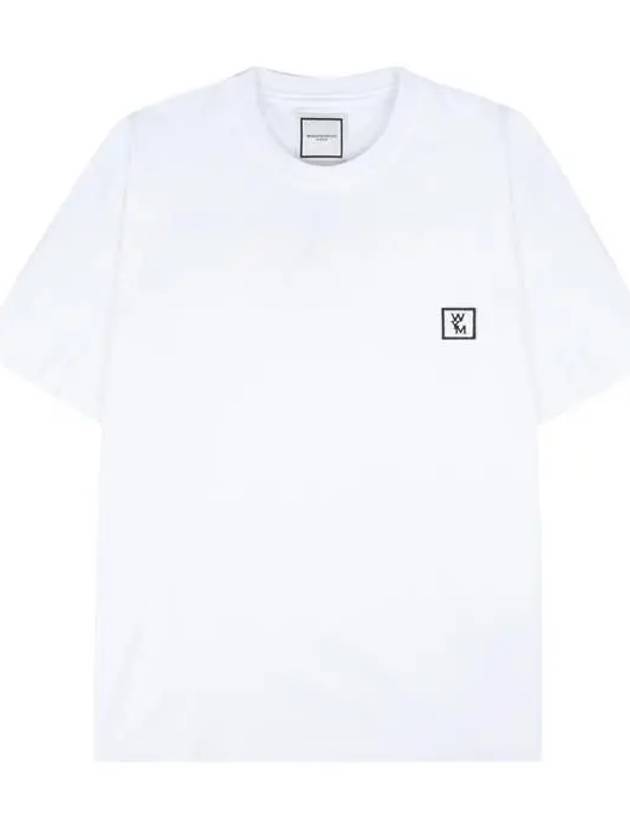 Cotton Back Logo Short Sleeve T-Shirt White - WOOYOUNGMI - BALAAN 3