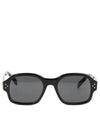 Eyewear D-frame Acetate Sunglasses Black - CELINE - BALAAN 2