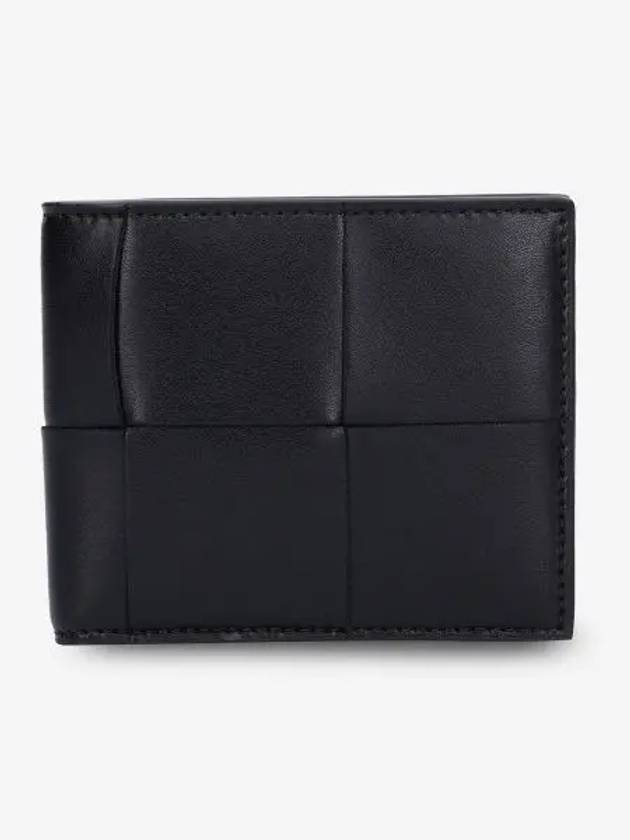 Intrecciato Cassette Half Wallet Black - BOTTEGA VENETA - BALAAN 2