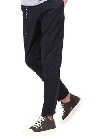 Men's Cropped Straight Jeans Navy - THE EDITOR - BALAAN.