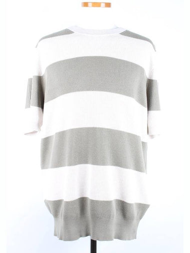 Rib short sleeve knit 54 110 - BRUNELLO CUCINELLI - BALAAN 1