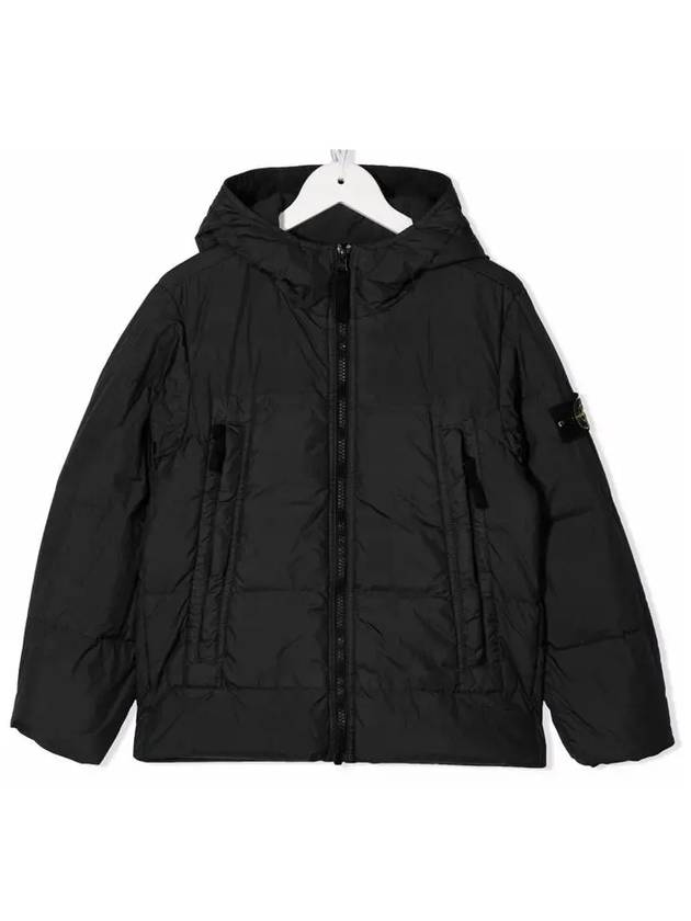 Kids Waffen Padded Jacket Black 751640433 V0029 - STONE ISLAND - BALAAN 2