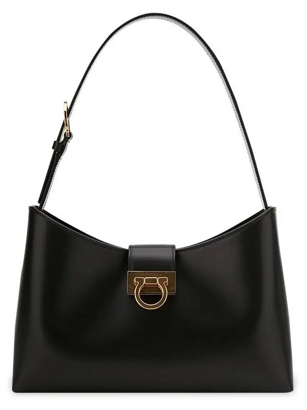 Trifolio Shoulder Bag Black - SALVATORE FERRAGAMO - BALAAN 4