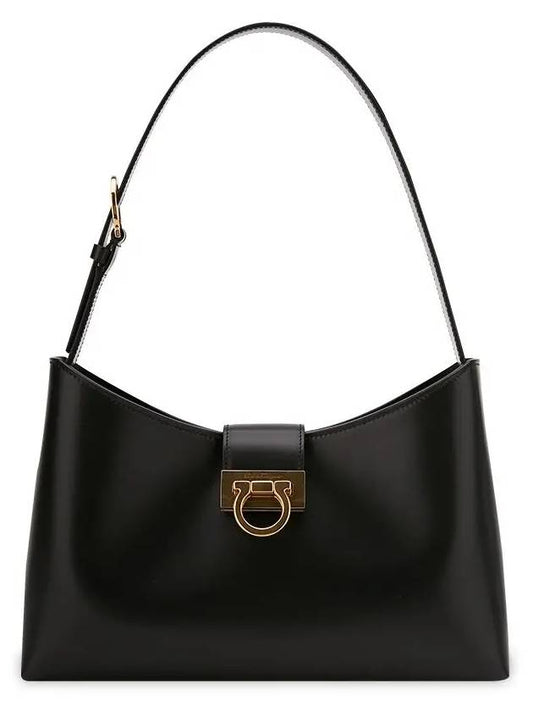 Trifolio Shoulder Bag Black - SALVATORE FERRAGAMO - BALAAN 2