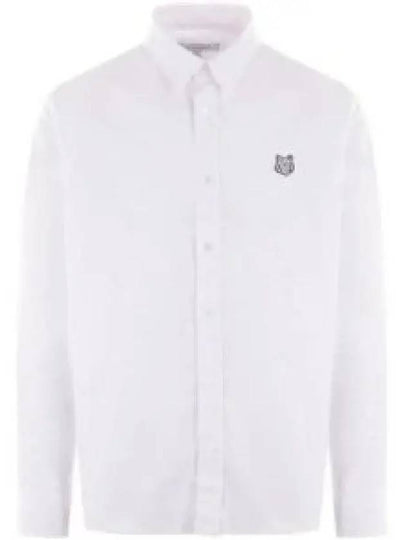 Bold Fox Head Long Sleeve Shirt White - MAISON KITSUNE - BALAAN 2