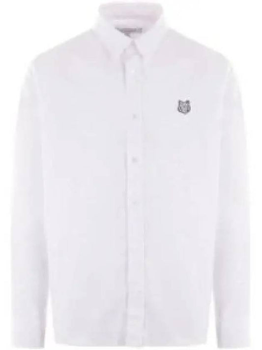 Bold Fox Head Long Sleeve Shirt White - MAISON KITSUNE - BALAAN 2