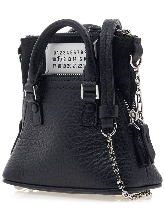 5AC Classic Baby Shoulder Bag Pale Black - MAISON MARGIELA - BALAAN 3