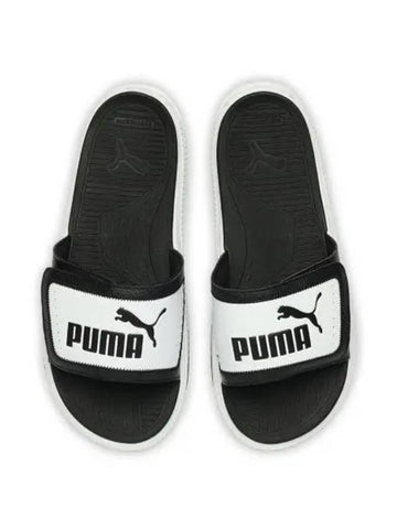 Soft Ride Pro Slide Slippers 24 V 39543101 Black Black White 584310 - PUMA - BALAAN 1