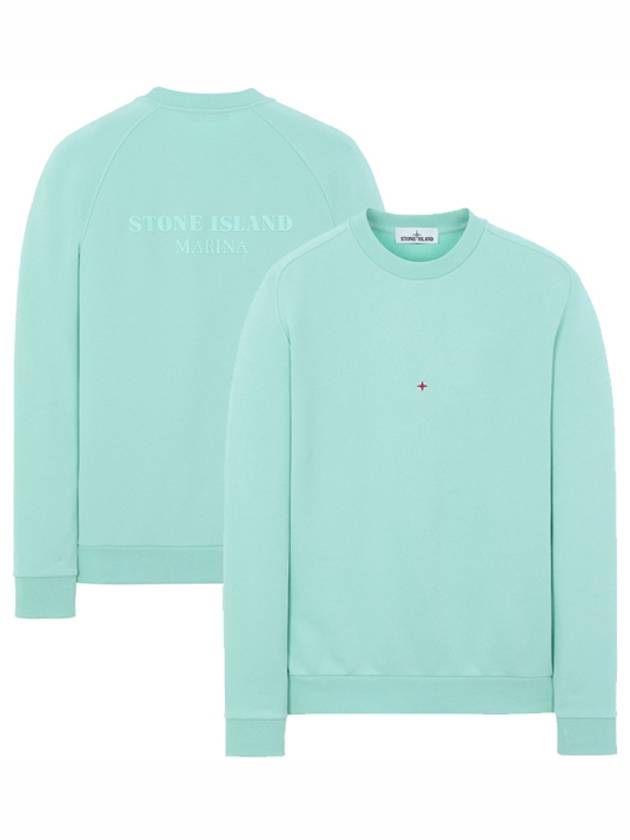 Marina Logo Patch Sweatshirt Mint - STONE ISLAND - BALAAN 2