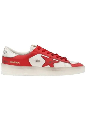 Stardan Low Top Sneakers White Red - GOLDEN GOOSE - BALAAN 1