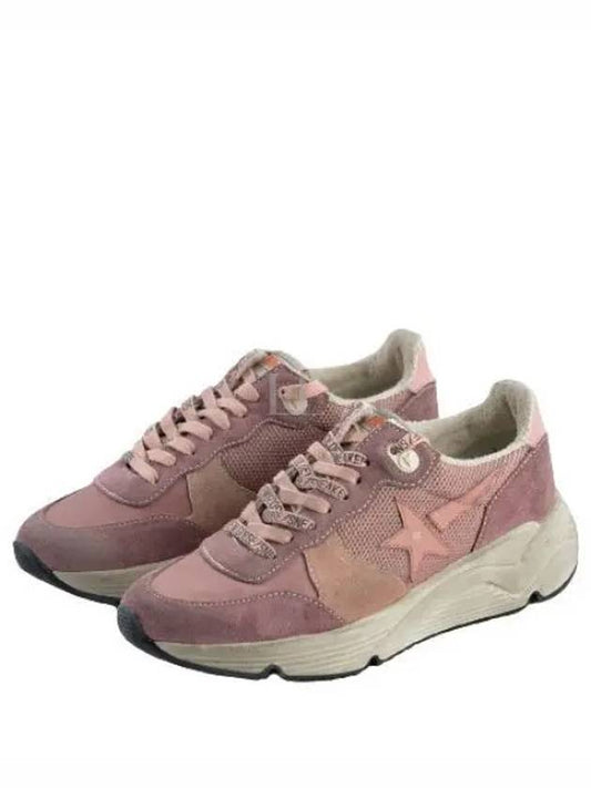 Running Sole Lace-Up Low Top Sneakers Pink - GOLDEN GOOSE - BALAAN 2