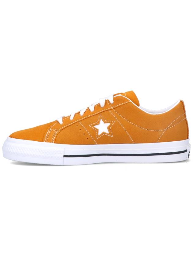 One Star Pro Low Top Sneakers Orange White - CONVERSE - BALAAN 4