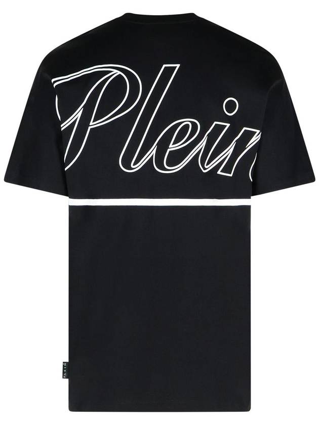 Philipp Plein Black Cotton T-Shirt - PHILIPP PLEIN - BALAAN 3