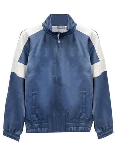 Track Zip Up Jacket Blue - DIOR - BALAAN 2