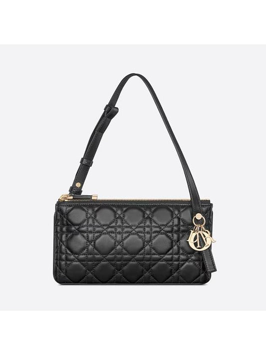 My Dior Duo Cannage Lambskin Mini Shoulder Bag Black - DIOR - BALAAN 2