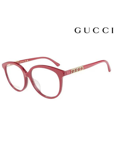 Eyewear Round Frame Eyeglasses Red - GUCCI - BALAAN 2