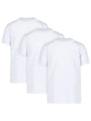 Logo Applique Short Sleeve T-Shirt 3 Pack Set White - MONCLER - BALAAN 4