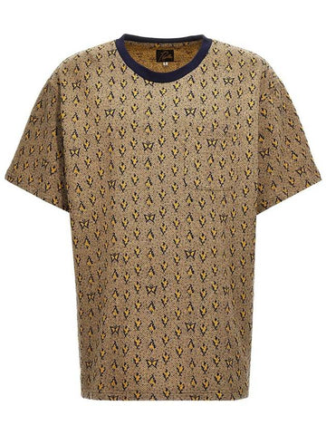 Needles Jacquard Patterned T-Shirt - NEEDLES - BALAAN 1