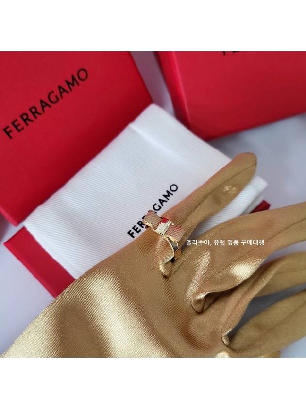 Ferragamo Vara Bow Ring Gold - SALVATORE FERRAGAMO - BALAAN 5