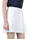 Women's Side Pleat Luxe 4-Way Stretch Twill Skirt White - G/FORE - BALAAN 4