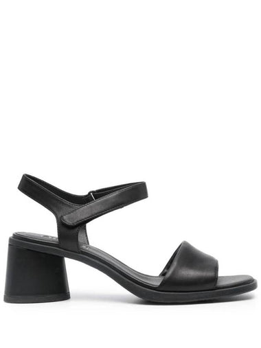 Kiara Leather Sandal Heels Black - CAMPER - BALAAN 1