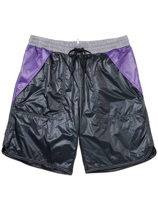 Grenoble Banding Midi Shorts Black - MONCLER - BALAAN 2