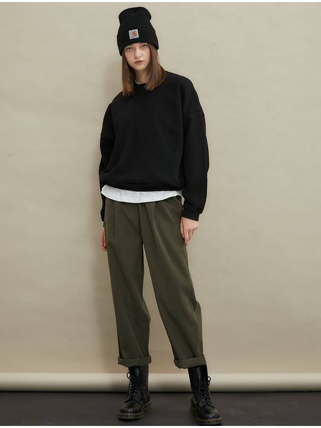 Roll up wide banding pants Khaki - MANAVIS7 - BALAAN 3