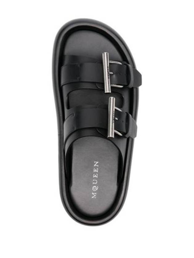 Buckle Sandals Black - ALEXANDER MCQUEEN - BALAAN 4