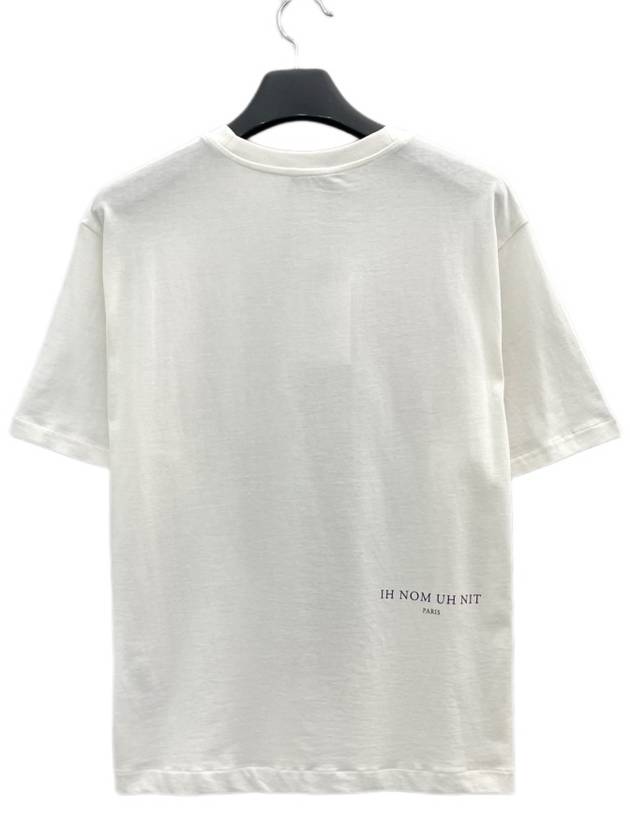 Chicago Graphic Printed Crew Neck Short Sleeve T-Shirt White - IH NOM UH NIT - BALAAN 3