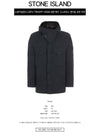 Men's Wappen Patch Ghost Piece Zip-up Jacket Black - STONE ISLAND - BALAAN 3