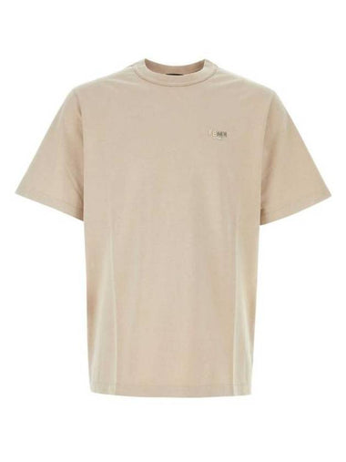 Jersey Short Sleeve T-Shirt Beige - FENDI - BALAAN 1