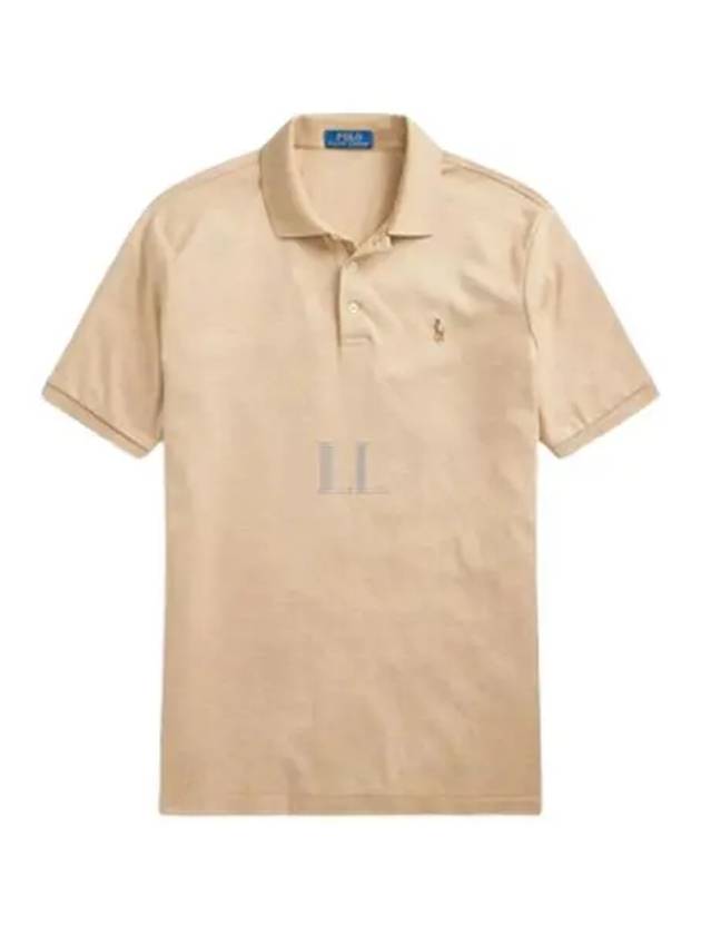 Pony Embroidery Polo Shirt Beige - POLO RALPH LAUREN - BALAAN 2