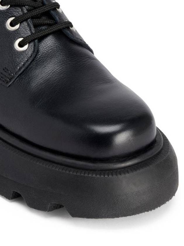 Round Toe Leather Derby Black - AMI - BALAAN 4